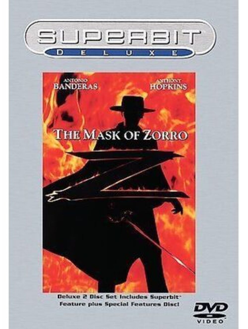 The Mask of Zorro (DVD, 2002, 2-Disc Set, Superbit Deluxe)